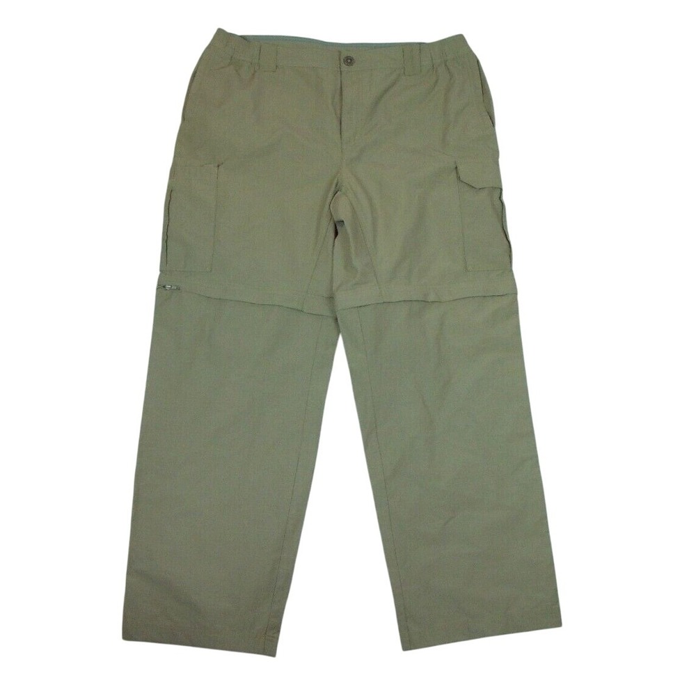 Columbia Men's Silver Ridge Convertible Pants Beige Size Large‎ Fishing Hiking